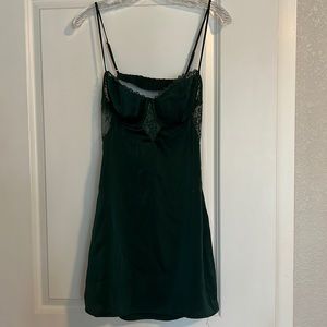 Dark Green Dress